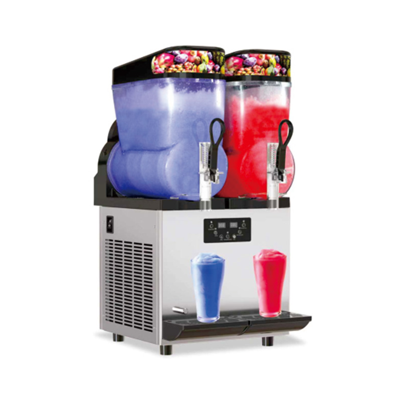 2*15L Sturdy Durable Commercial Slush Machine for Bar Cafe Restaurant