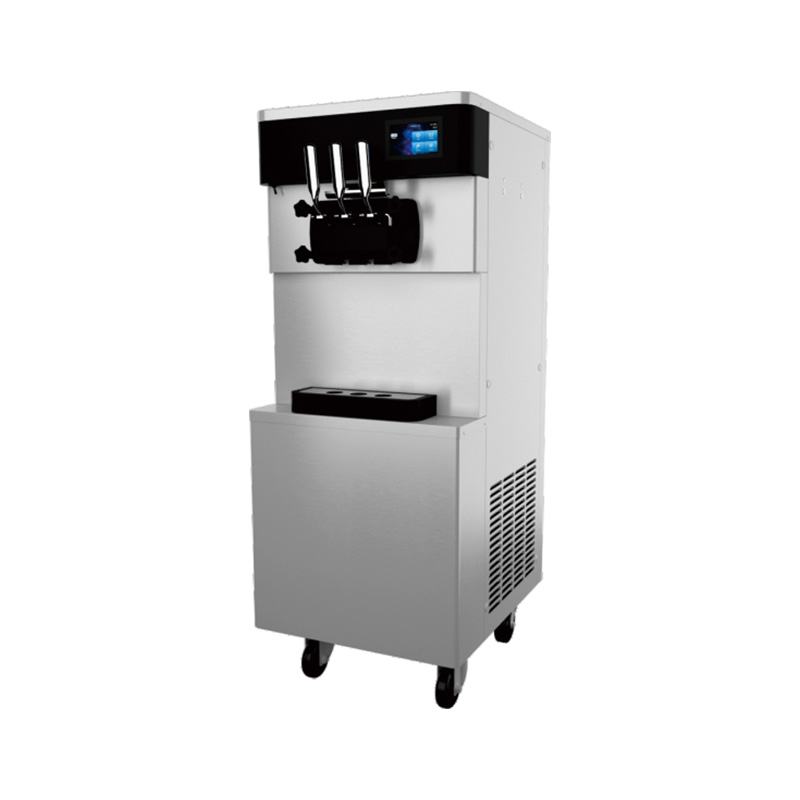 Spelor 3 Flavors Soft Serve Ice Cream Machine with Visualization LCD Touch Screen