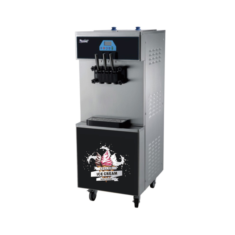Spelor Large Capacity Tecumseh Compressor 3 Flavors Soft Serve Ice Cream Machine for Bakery Store