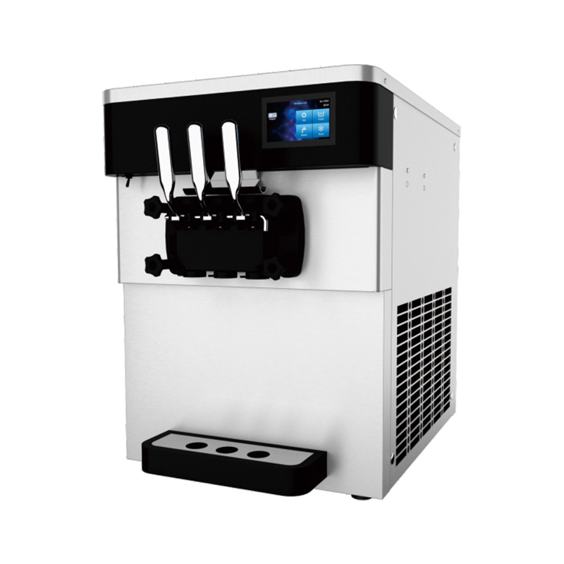 Commercial Desktop Soft Serve Ice Cream Machine with LCD Touch Screen