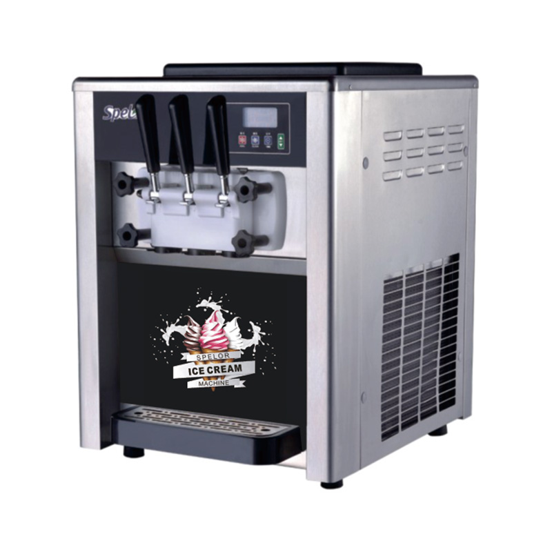 Spelor Commercial Desktop Soft Serve Ice Cream Machine for Dessert Shops Cafe Catering