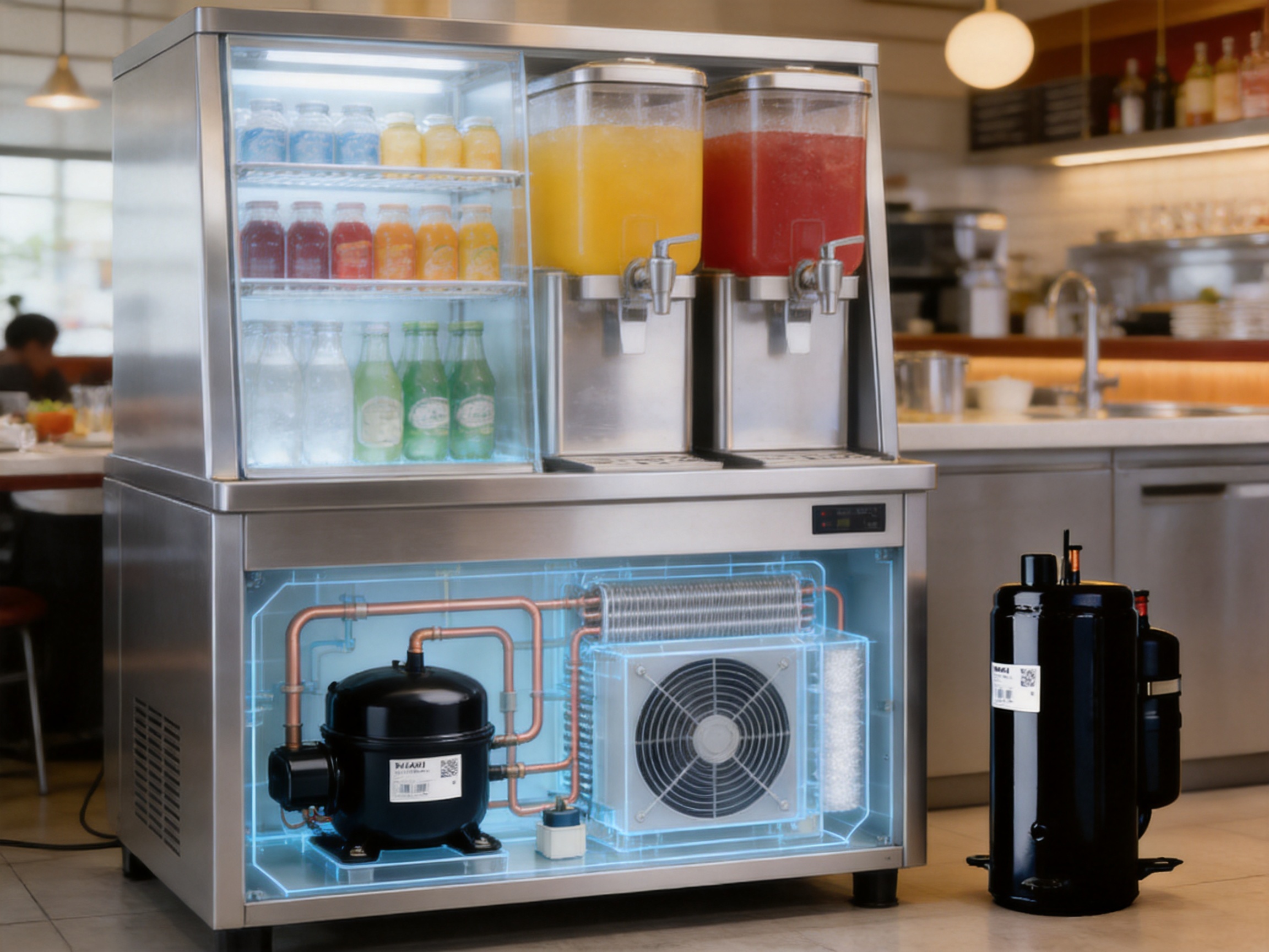 High-Performance Refrigeration Compressors for Commercial Cold Drink Appliances